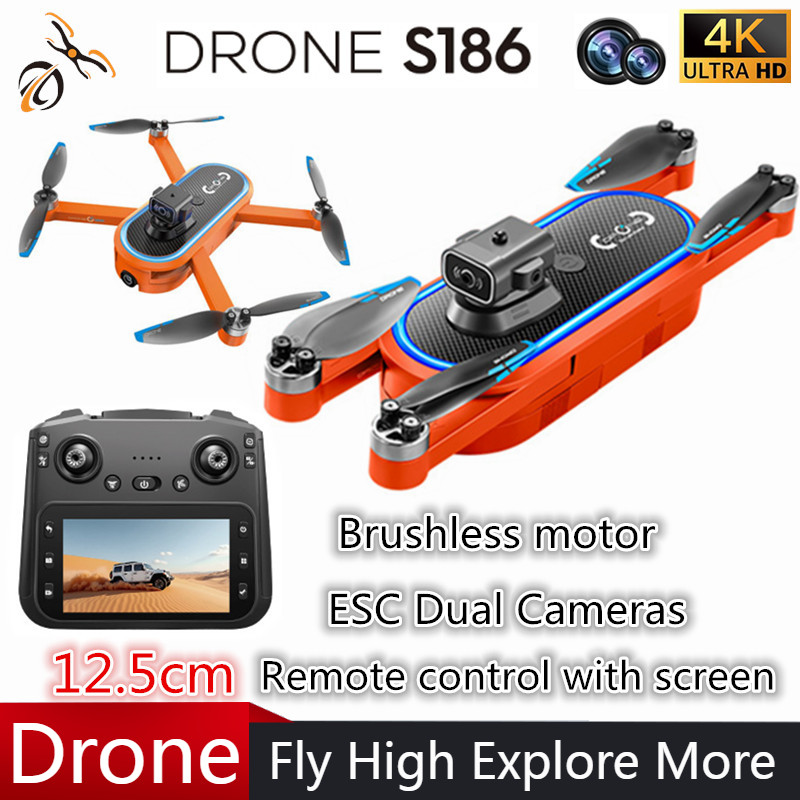 Drone Battery Box - Дрон S186 2025 года, профессиональный 4K