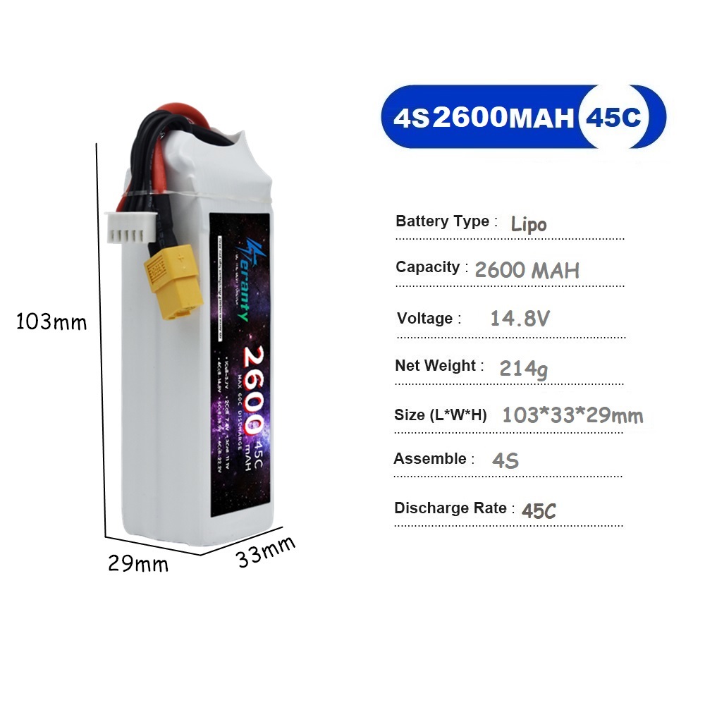 4S LiPo аккумулятор 14,8 В 150 – обзор и цена Drone Battery Li-Ion